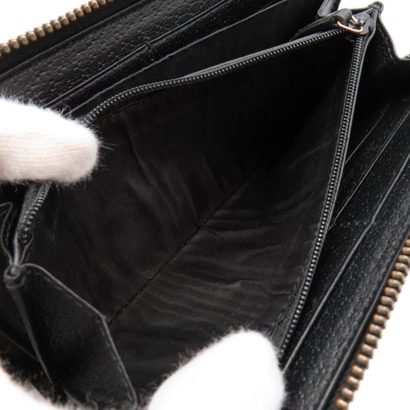 Gucci Round Zipper Metal Bee Animalie Long Wallet Leather - Picture 5 of 9